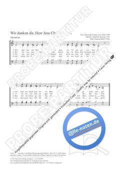 Wir danken dir, Herr Jesu Christ (2012) (Thomas Roß) 