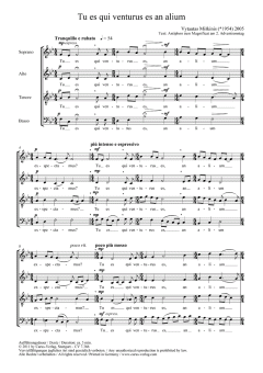 Tu es qui venturus es an alium von Vytautas Miškinis (Download) 