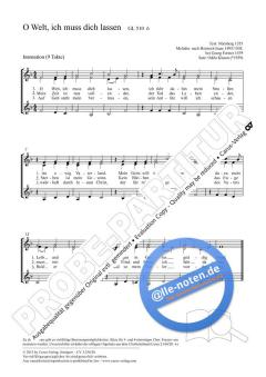 O Welt, ich muss dich lassen F-Dur (2012) von Odilo Klasen (Download) 