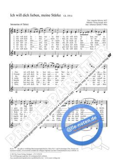 Ich will dich lieben, meine Stärke C-Dur (2012) von Johannes Schild (Download) 