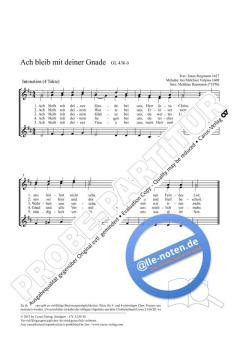 Ach bleib mit deiner Gnade D-Dur von Matthias Haarmann (Download) 