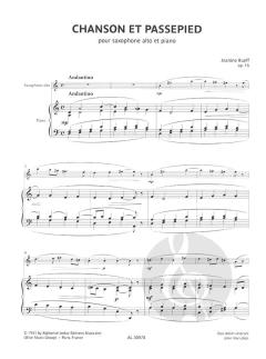 Chanson et Passepied op. 16 von Jeanine Rueff 