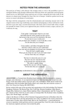The Times They Are A-Changin' von Bob Dylan (Download) 