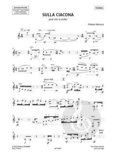 Sulla Ciacona von Philippe Manoury 