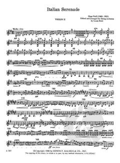 Italian Serenade von Hugo Wolf 