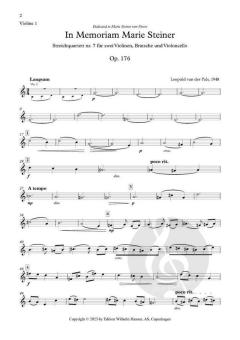 In Memoriam Marie Steiner Op. 176 von Leopold van der Pals (Download) 