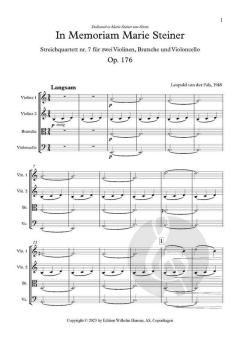In Memoriam Marie Steiner Op. 176 von Leopold van der Pals (Download) 