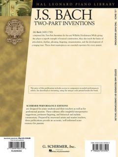 2-stimmige Inventionen von Johann Sebastian Bach 