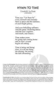 Hymn to Time von Lee Kesselman (Download) 