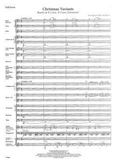 Christmas Variants (O Come, O Come Emmanuel) (Elliot del Borgo) >> Noten