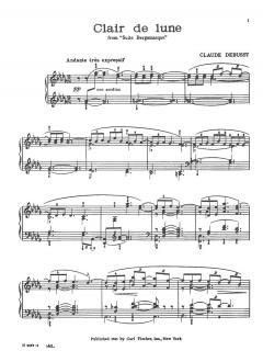 Claire de Lune von Claude Debussy 