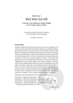 Black Birds, Red Hills von Libby Larsen (Download) 