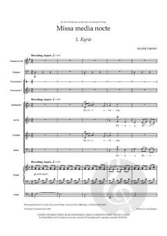 Missa media nocte von Oliver Tarney (Download) 