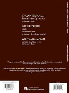 Advanced Clarinet Solos Vol.1 von Wolfgang Amadeus Mozart 