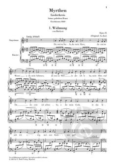Myrthen op. 25 von Robert Schumann 