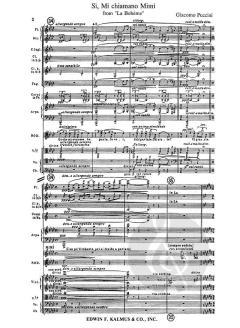 La Boheme: Act I, Aria: Si. Mi chiamano Mimi (soprano) von Giacomo Puccini 