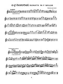 Three Sonatas In F major For Flute, Harpsichord And Viola Da Gamba (Georg Philipp Telemann) 