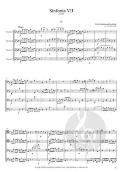 Lied ohne Worte für 4 Fagotte von Sinfonia Nr. 7 d-moll 