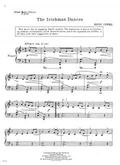 The Irishman Dances von Henry Cowell 