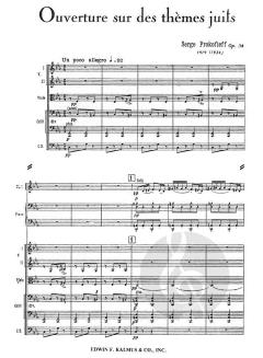 Overture on Jewish Themes op. 34bis von Sergei Prokofjew 
