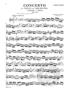 Violin Concerto No. 1 In A Minor & No. 2 In E Major von Johann Sebastian Bach im Alle Noten Shop kaufen
