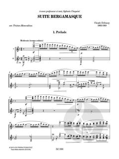 Suite bergamasque von Claude Debussy 