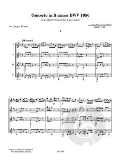 Concerto in B minor BWV 1056 von Johann Sebastian Bach 