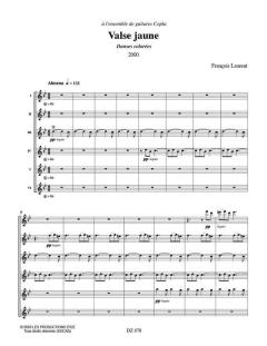 Valse jaune - 2 cahiers von François Laurent 