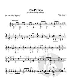 L'ho Perduta - Voi Che Sapete von Wolfgang Amadeus Mozart 