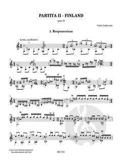 Partita II - Finland op. 19 von Carlo Ambrosio 