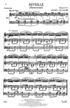 Reveille/Star Spangled Banner von Henry Fillmore 