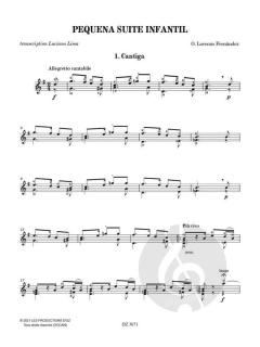 Pequena Suite Infantil von Lorenzo Fernandez 