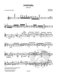 Fantasia BWV 917 von Johann Sebastian Bach 