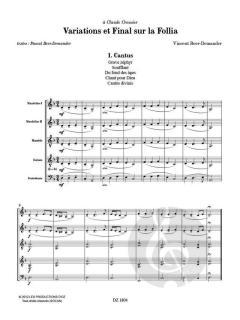 Variations et Final sur la Follia von Vincent Beer-Demander 