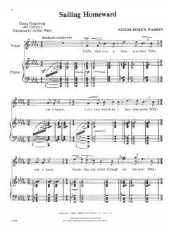 Selected Songs By Elinor Remick Warren von Elinor Remick Warren 