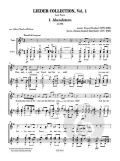 Lieder Collection 1 - Voix Grave von Franz Schubert 