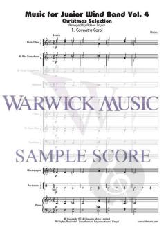 Music for Junior Wind Band 4 Christmas von Gustav Holst 