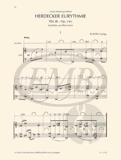 Herdecker Eurythmie - I-III op. 14 a/b/c von György Kurtág 