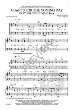Chants for the Coming Day von Sally Ann Morris 