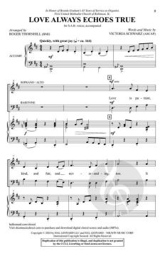 Love Always Echoes True von Victoria Schwarz (Download) 