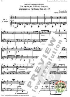 Collected Works for Guitar 13 von Fernando Sor (Download) 