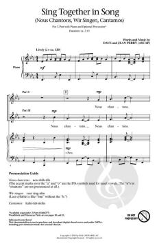 Sing Together In Song von Dave Perry (Download) 