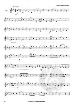 30 Melodic Studies for Clarinet von Paula Crasborn-Mooren 