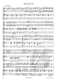 12 Sonaten Band 1: Sonaten 1-4 von Giuseppe Sammartini 