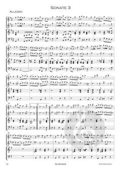 12 Sonaten Band 1: Sonaten 1-4 von Giuseppe Sammartini 