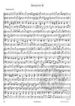 12 Sonaten Band 2: Sonaten 5-8 von Giuseppe Sammartini 