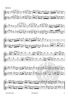 12 Sonaten Band 2: Sonaten 5-8 von Giuseppe Sammartini 