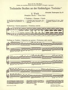 Studien für Klavier op. 53 von Alexander Tcherepnin 