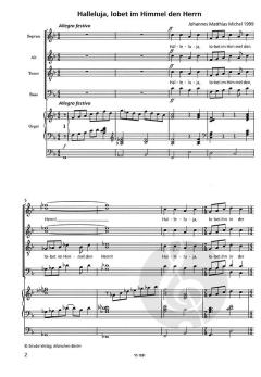 Halleluja, lobet im Himmel den Herrn von Johannes Matthias Michel 