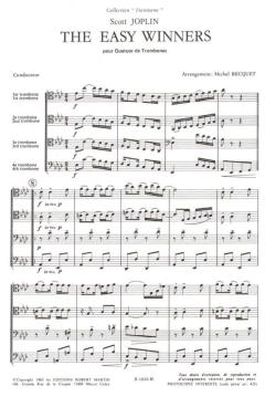 The Easy Winners von Scott Joplin 